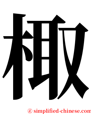 棷 serif font