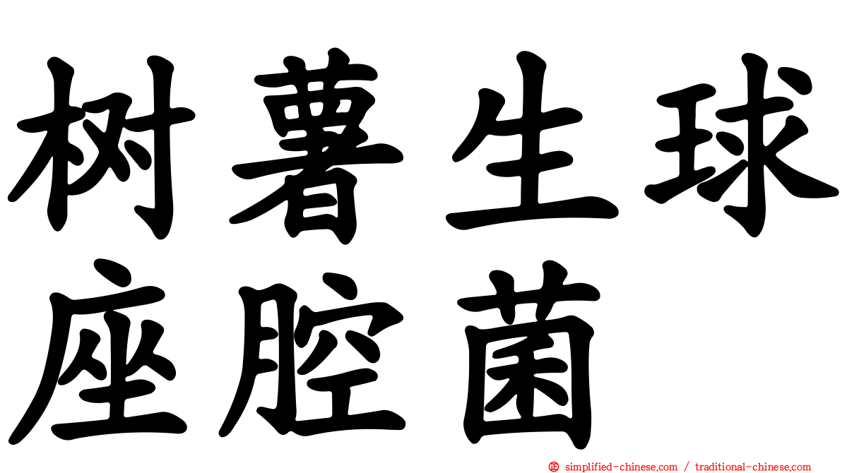 树薯生球座腔菌