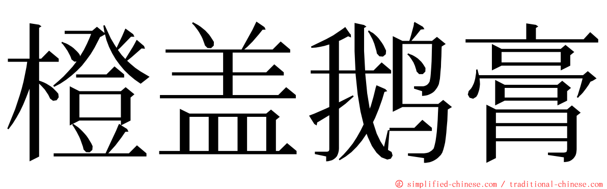 橙盖鹅膏 ming font