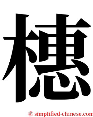 橞 serif font