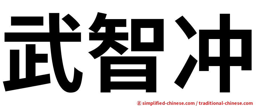 武智冲