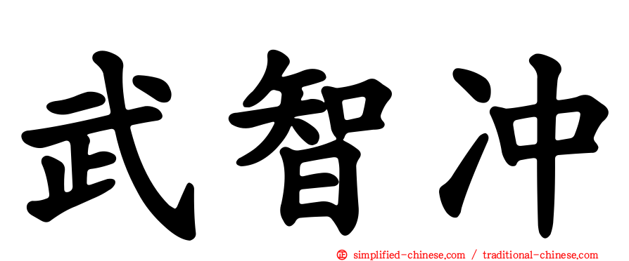 武智冲