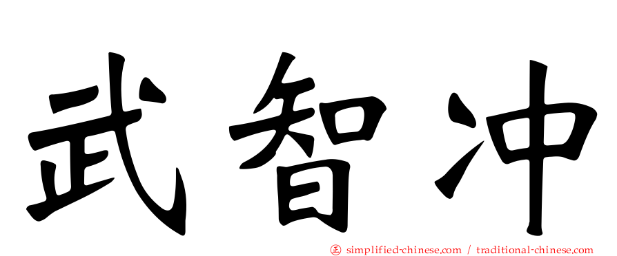 武智冲