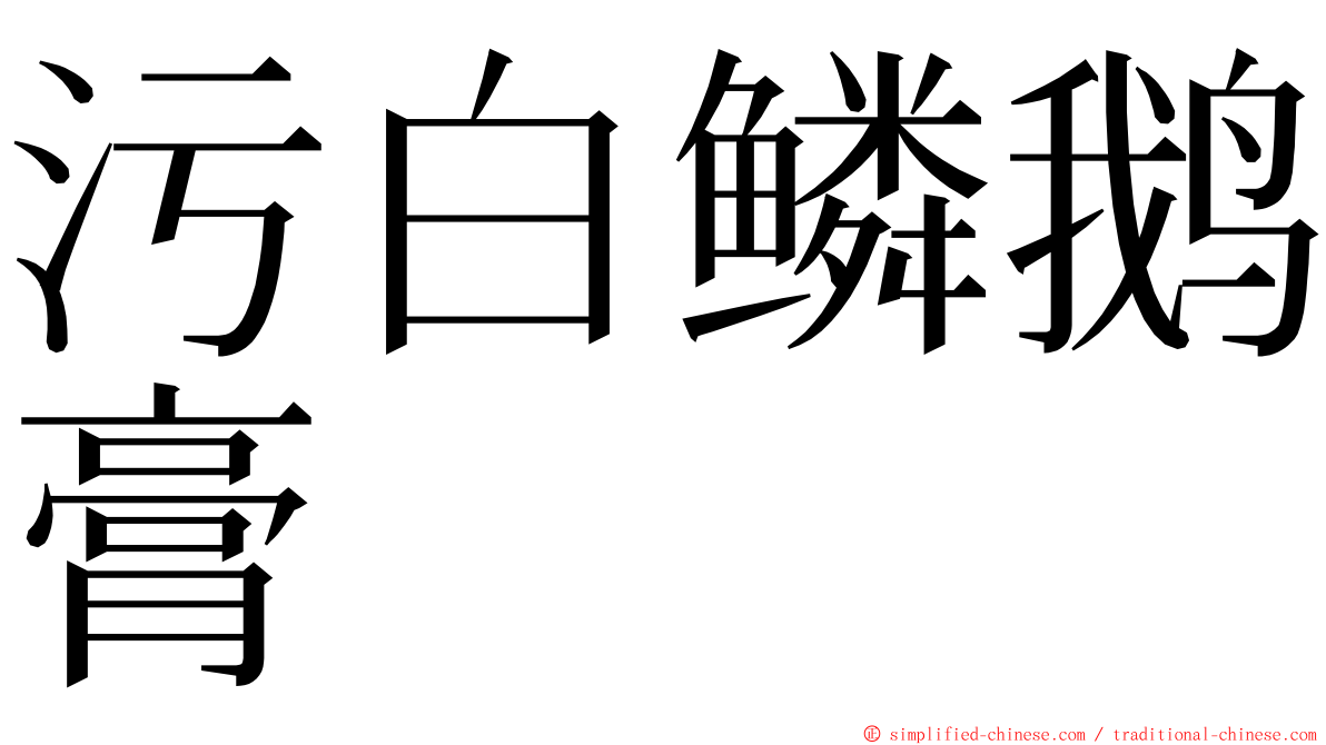 污白鳞鹅膏 ming font