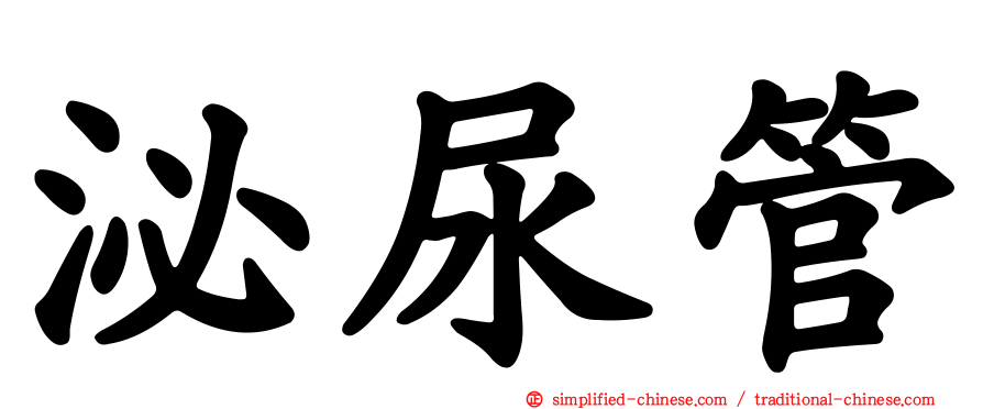 泌尿管