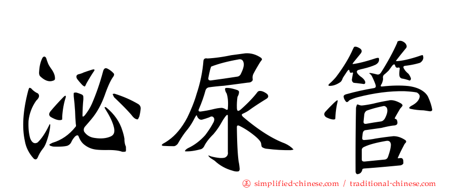 泌尿管