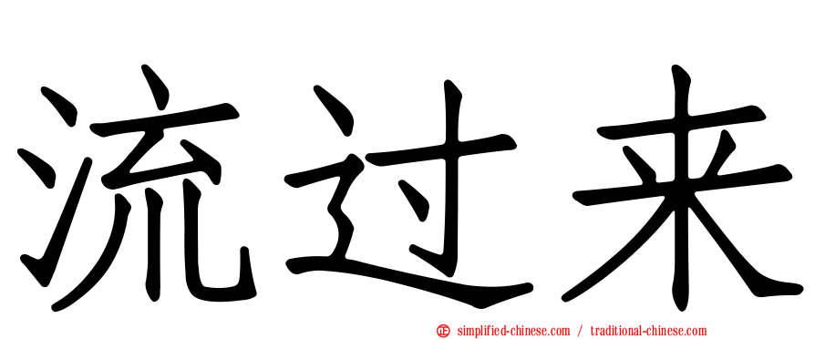 流过来