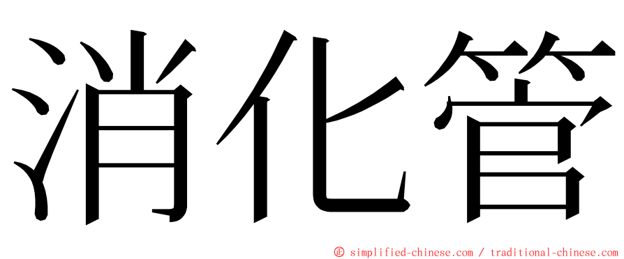 消化管 ming font