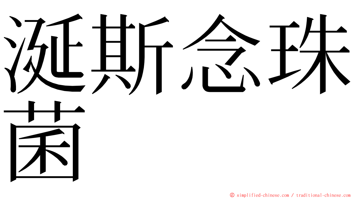 涎斯念珠菌 ming font