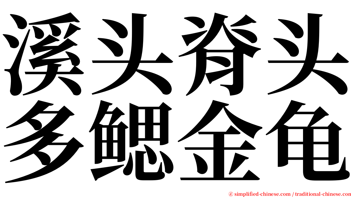 溪头脊头多鳃金龟 serif font