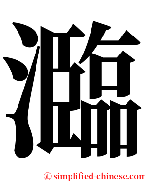 瀶 serif font