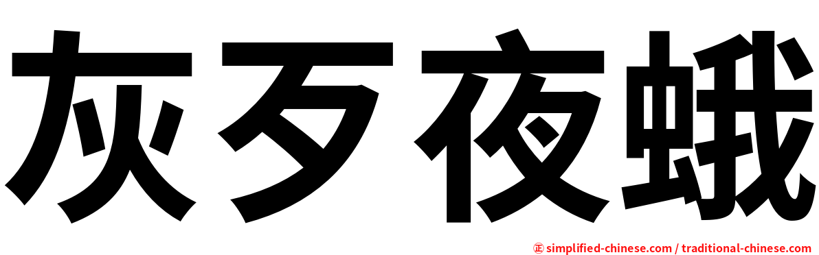 灰歹夜蛾