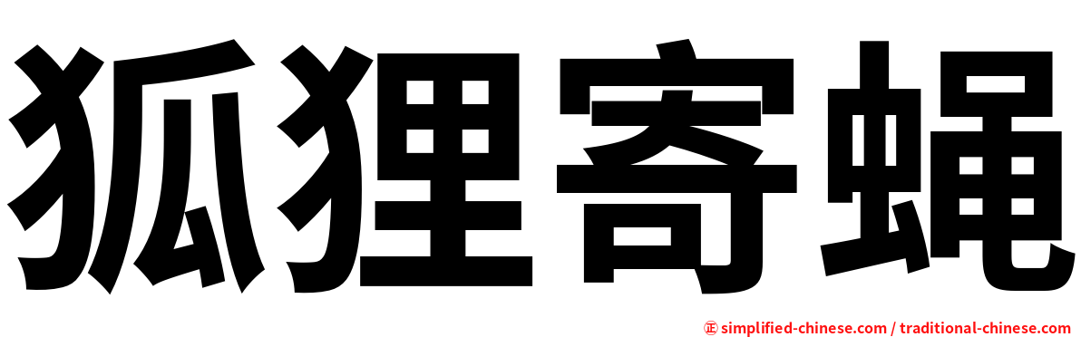 狐狸寄蝇