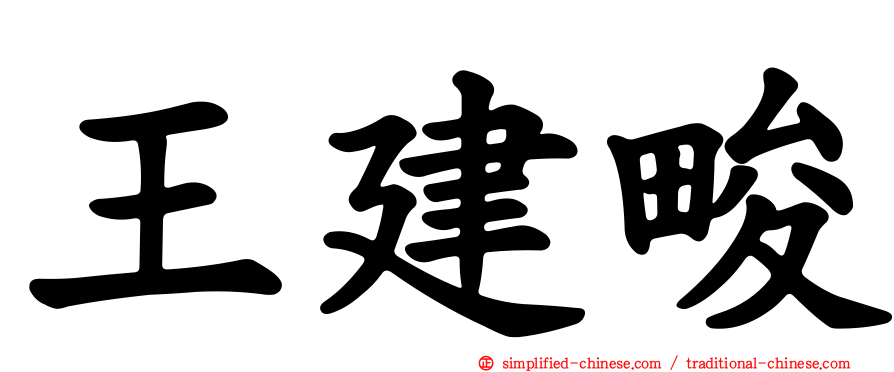 王建畯