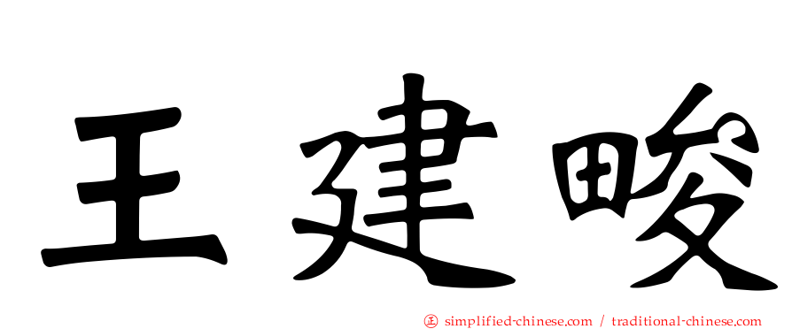 王建畯