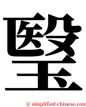 瑿 serif font