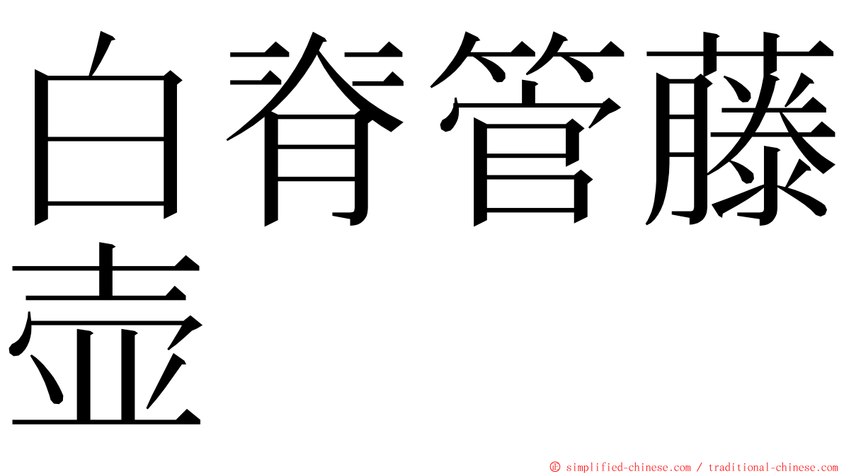 白脊管藤壶 ming font