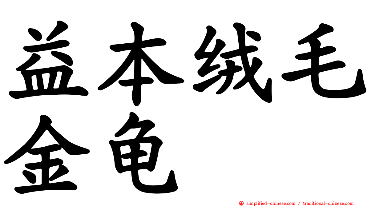 益本绒毛金龟