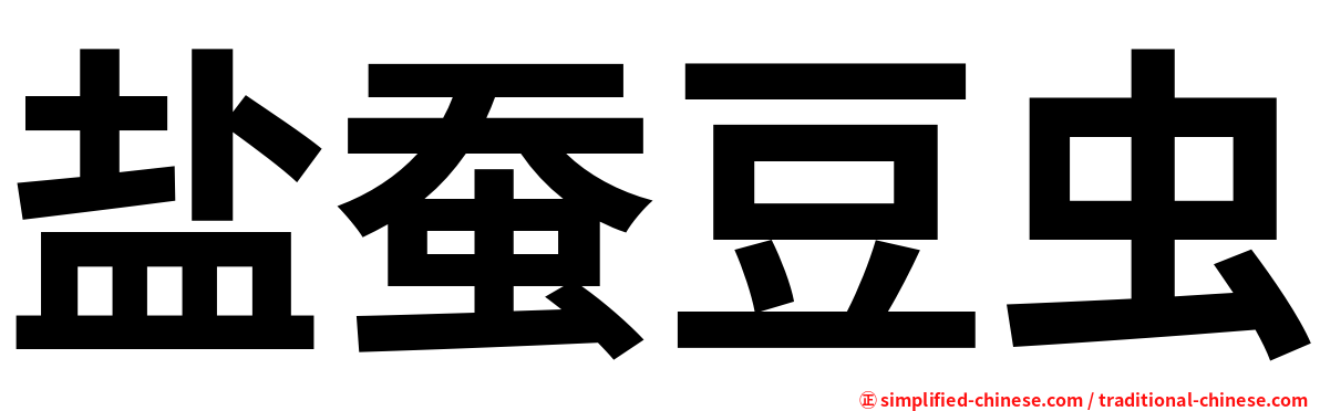 盐蚕豆虫