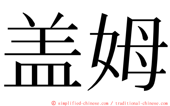 盖姆 ming font