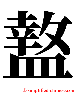 盩 serif font