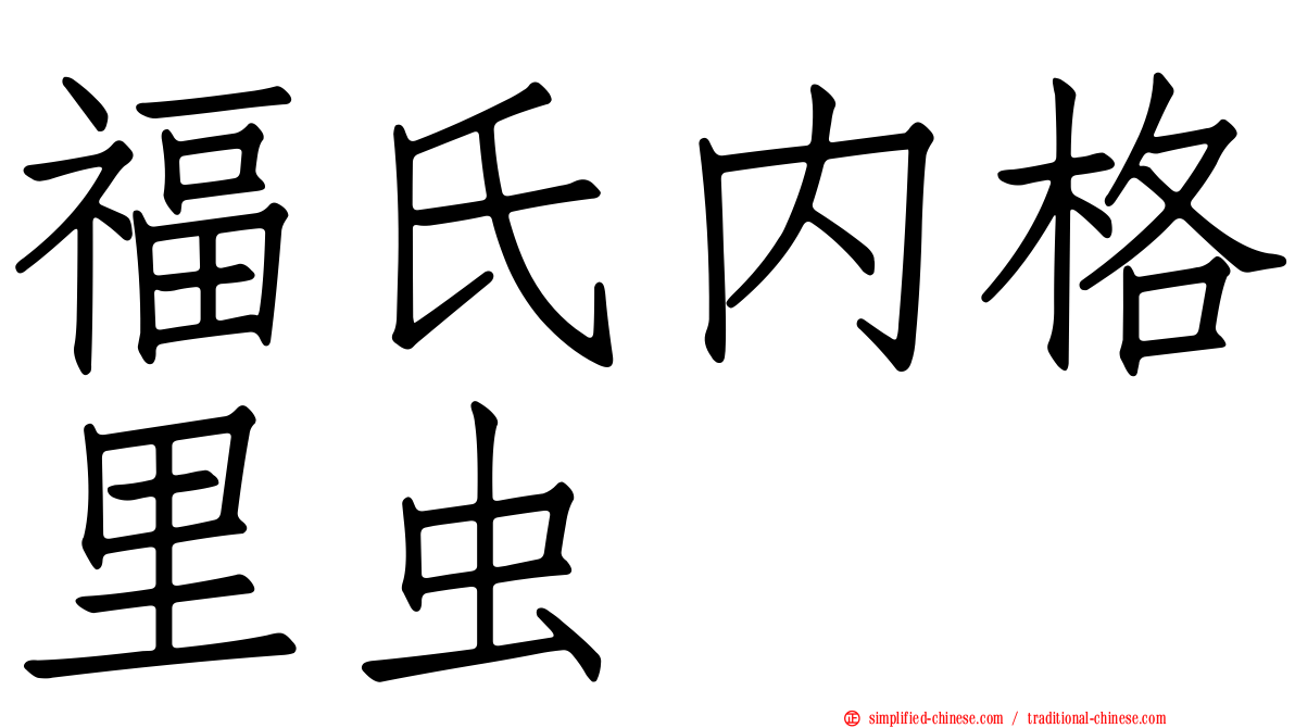 福氏内格里虫