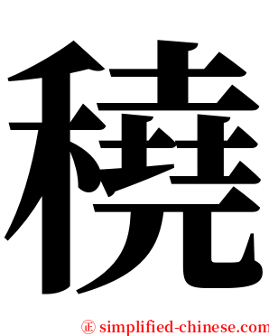 穘 serif font