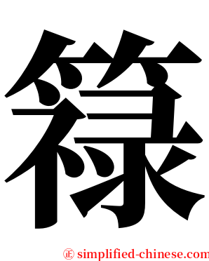 簶 serif font