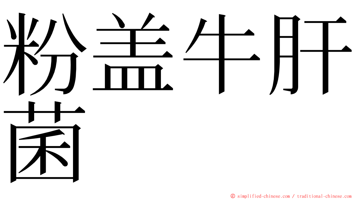 粉盖牛肝菌 ming font