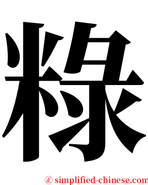 粶 serif font