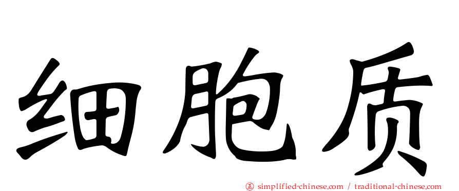 细胞质