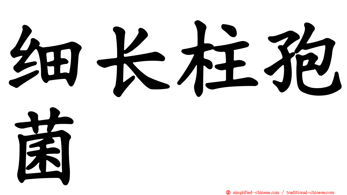 细长柱孢菌
