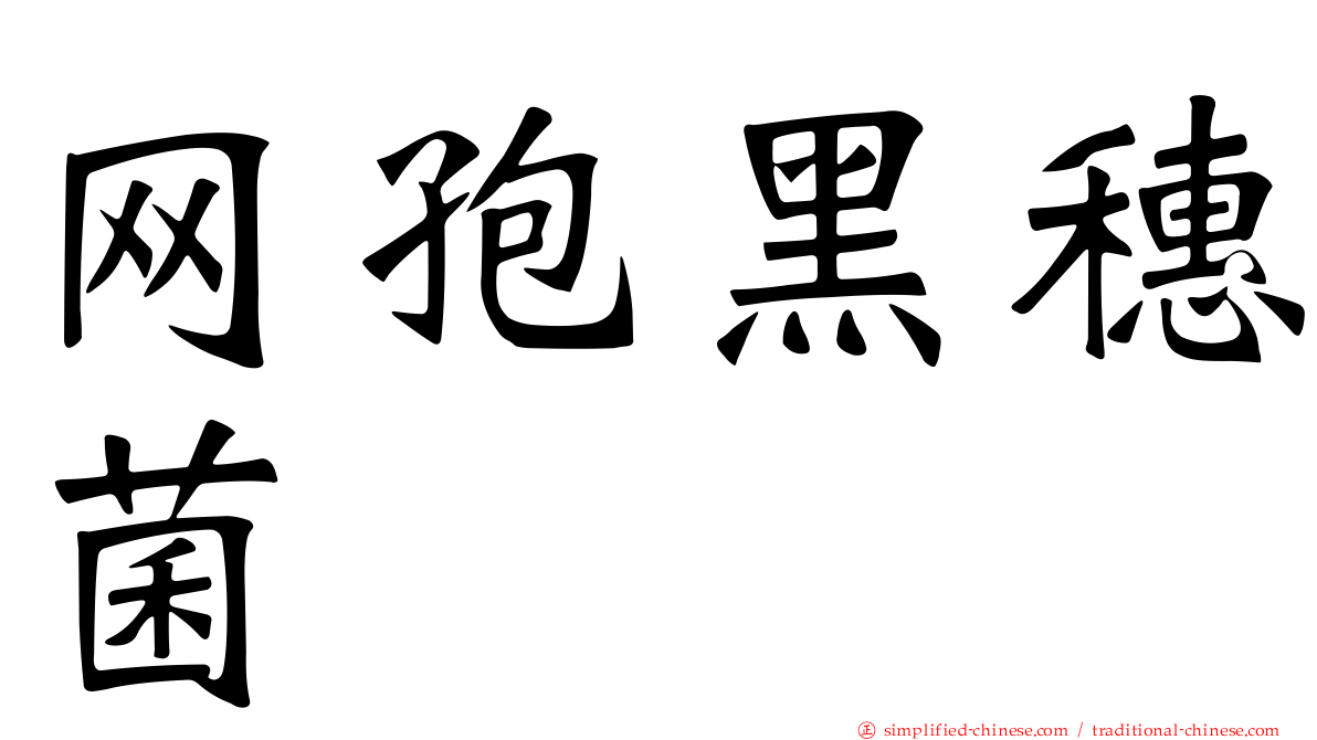 网孢黑穗菌