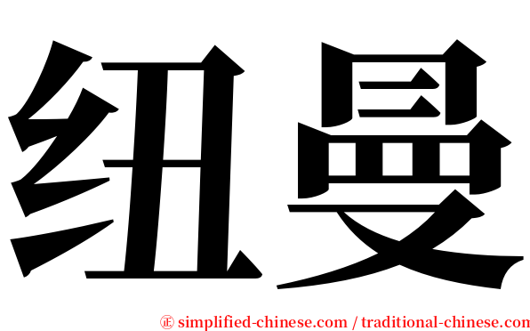 纽曼 serif font