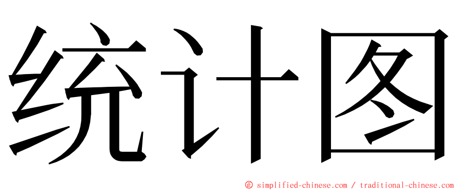 统计图 ming font