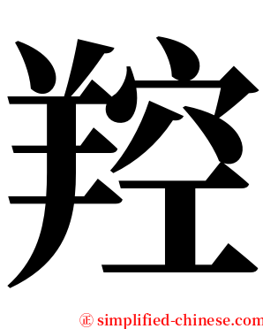 羫 serif font