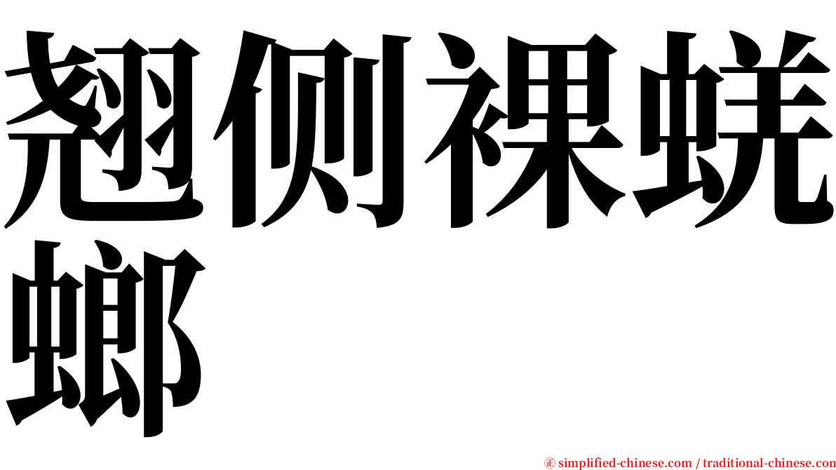 翘侧裸蜣螂 serif font