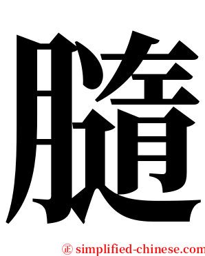 膸 serif font