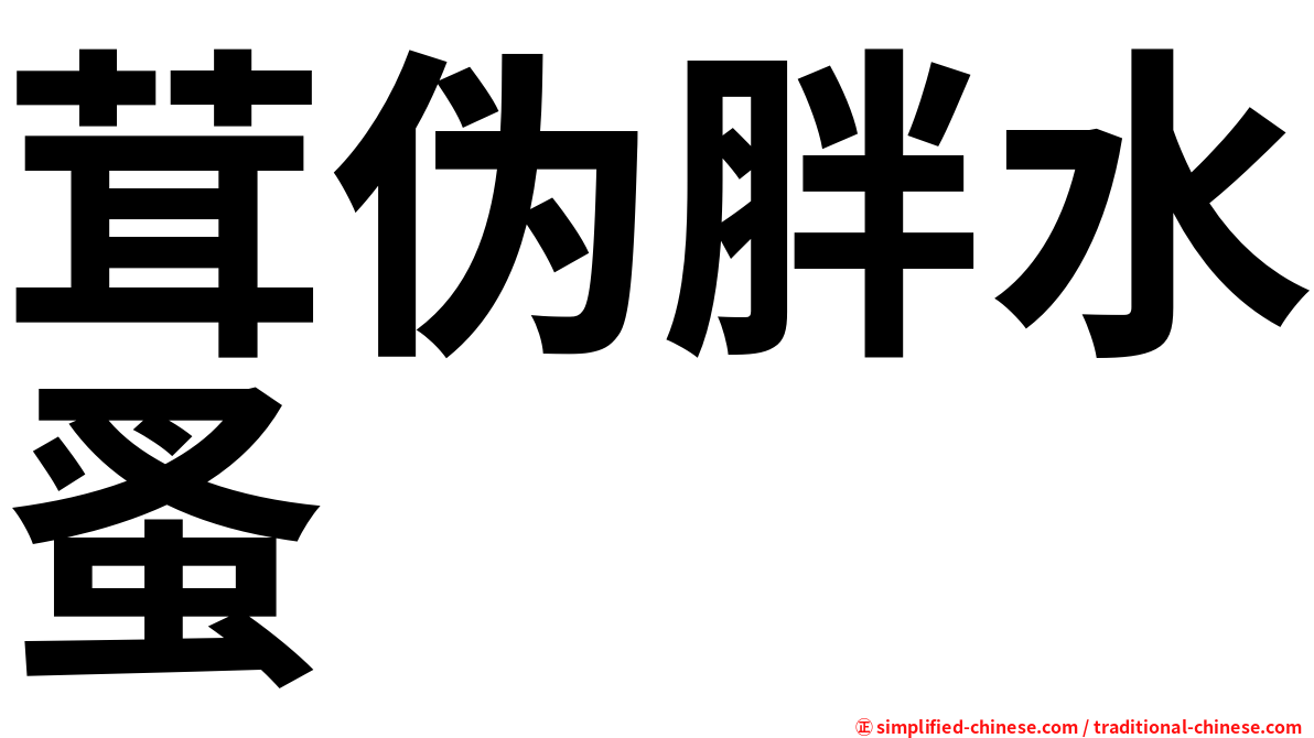 茸伪胖水蚤