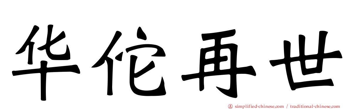 华佗再世