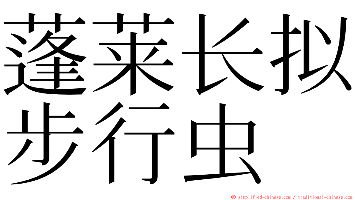 蓬莱长拟步行虫 ming font