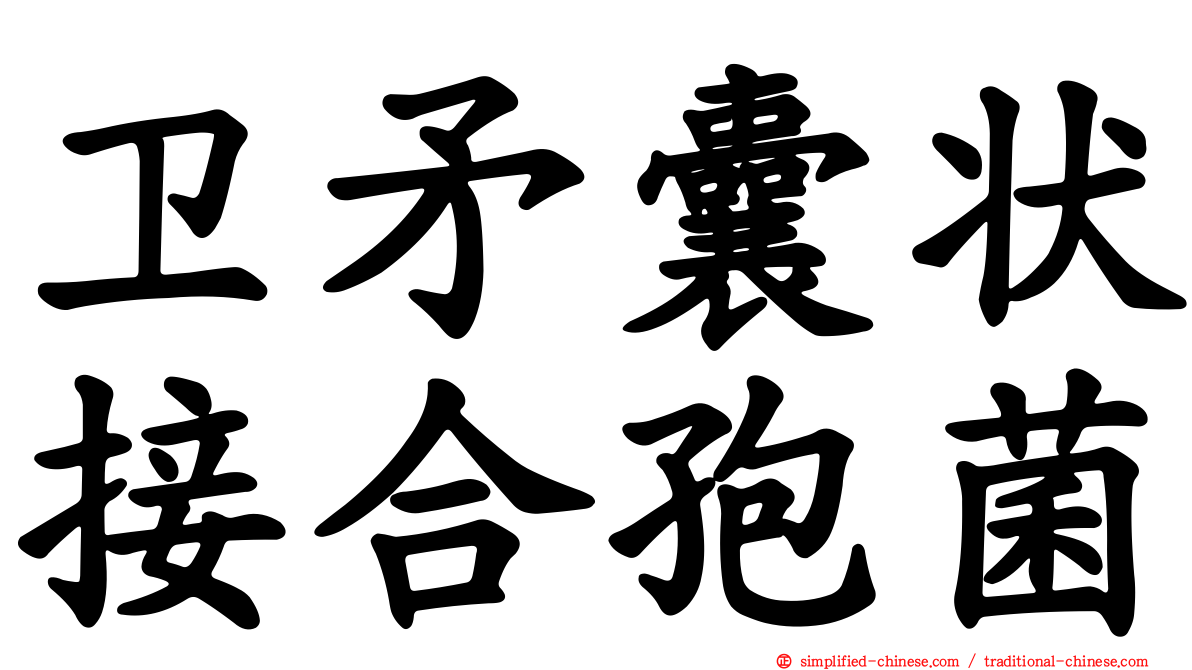 卫矛囊状接合孢菌