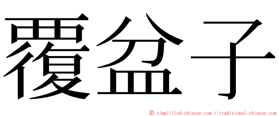 覆盆子 ming font