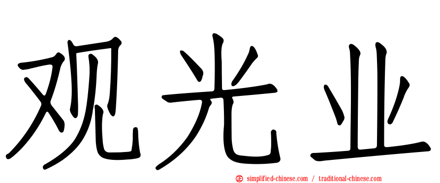 观光业