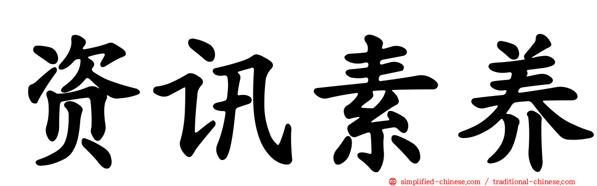 资讯素养
