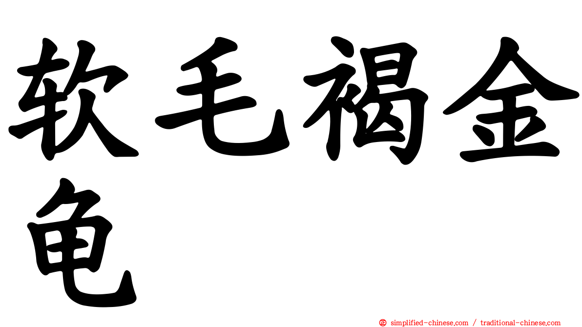 软毛褐金龟