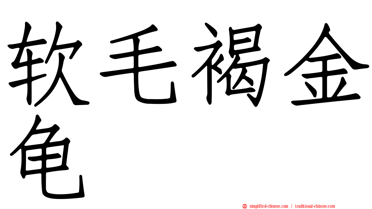 软毛褐金龟
