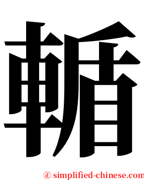 輴 serif font