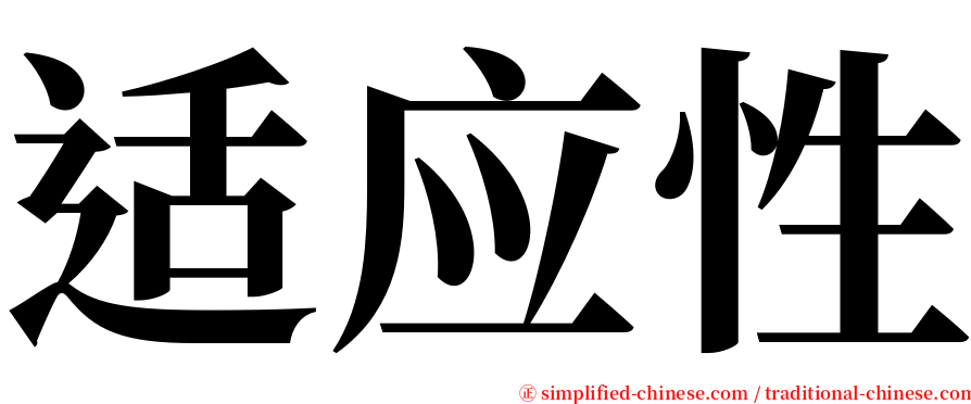 适应性 serif font