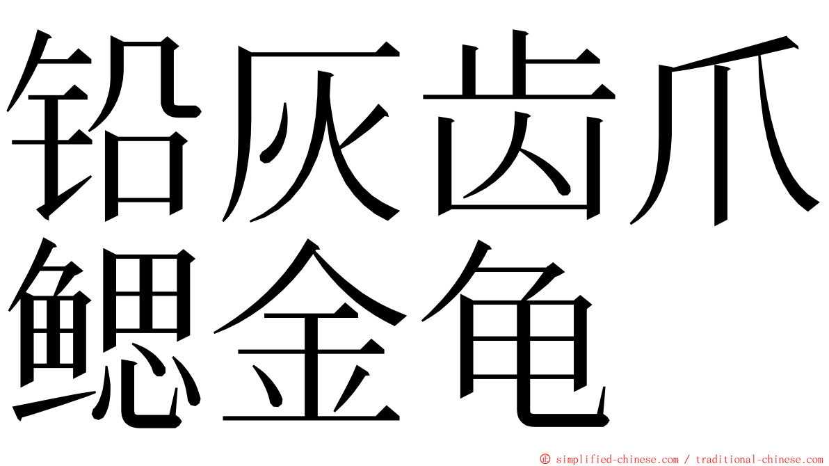 铅灰齿爪鳃金龟 ming font